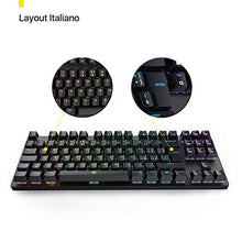 Carica l'immagine nel visualizzatore di Gallery, DREVO Tyrfing V2 Tastiera Meccanica Gaming 88 Tasti Layout Red Switch, Nera