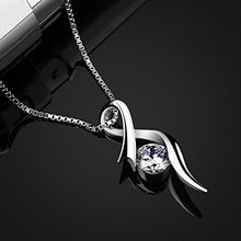 Carica l'immagine nel visualizzatore di Gallery, B.Catcher collana da donna in argento con pendente zircone a diamante - Ilgrandebazar