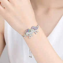 Carica l'immagine nel visualizzatore di Gallery, INTVN Collana con Ciondolo Braccialetti Unicorno Orecchini ad anello... - Ilgrandebazar
