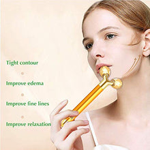 Carica l'immagine nel visualizzatore di Gallery, 2-IN-1 Beauty Bar 24k Golden Pulse Facial Face Massager, Electric Waterproof... - Ilgrandebazar