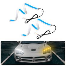 Carica l'immagine nel visualizzatore di Gallery, LED Luce di Marcia Diurna 300LED, 2Pcs 60cm Luci diurne auto 2 Colori