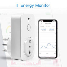 Carica l'immagine nel visualizzatore di Gallery, Presa Wifi Italiana 16A 3680W Smart Plug Intelligente Spina Energy Monitor,...