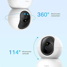 Carica l'immagine nel visualizzatore di Gallery, TP-Link Telecamera Wi-Fi Interno, Videocamera sorveglianza 1080P, Visione...