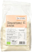 Carica l'immagine nel visualizzatore di Gallery, Fior di Loto Farina Integrale Avena Biologico - 500 g