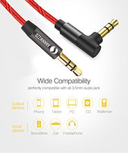 Carica l'immagine nel visualizzatore di Gallery, LINKINPERK Cavo Audio Stereo Jack 3.5mm Maschio a 90 Gradi， 2M