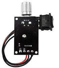 Carica l'immagine nel visualizzatore di Gallery, PIXNOR 6V 12V 24V 28V 3A 80W DC Motor Speed Controller (PWM) velocità Nero