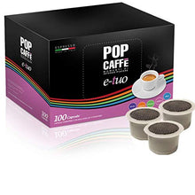 Carica l'immagine nel visualizzatore di Gallery, 100 CAPSULE POP CAFFE' E-TUO 1 INTENSO COMPATIBILI FIOR FIORE, LUI ESPRESSO... - Ilgrandebazar