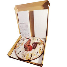 Carica l'immagine nel visualizzatore di Gallery, SKJIND - Orologio da parete cucina, in legno, 12''