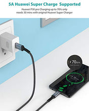 Carica l'immagine nel visualizzatore di Gallery, Nimaso Huawei Cavo USB C 5A[2Pezzi/2M+2M], Type-C 2M+2M, Grigio