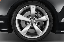 Carica l'immagine nel visualizzatore di Gallery, 4 Tappi Coprimozzo compatibile per AUDI 69mm A3 A4 A5 A6 A7 TT Q3 Q5 Q7...