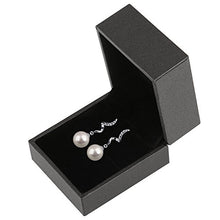 Carica l'immagine nel visualizzatore di Gallery, Orecchini con Perle D’acqua Dolce D.Perlla donna in Bianco Perla2