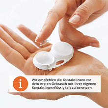 Carica l'immagine nel visualizzatore di Gallery, GLAMLENS Lenti a contatto colorate Rose Blue - azzurre - mensili - con porta...