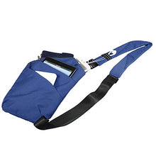 Carica l'immagine nel visualizzatore di Gallery, Lixada Borsa Zaino Sling Toracica Anti Furto Spalla Blu Scuro