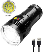 Carica l'immagine nel visualizzatore di Gallery, Torcia a 18000 lumen LED ricaricabile, 18x XML-T6 a più luminosa...