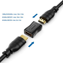 Carica l'immagine nel visualizzatore di Gallery, deleyCON 2x HDMI Adattatore Frizione Connettore - Standard 2 Pezzi