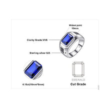 Carica l'immagine nel visualizzatore di Gallery, JewelryPalace Uomo 4.3ct Sintetico Blu Zaffiro Naturale Nero Spinello... - Ilgrandebazar