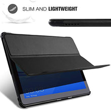 Carica l'immagine nel visualizzatore di Gallery, IVSO Custodia Cover per Huawei Mediapad T5 10, Slim Smart Nero + 1 Pack