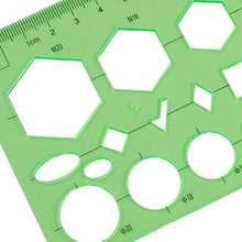 Carica l'immagine nel visualizzatore di Gallery, Set di 6 Mascherina Geometrica Disegno Tecnico Flessibile ma Resistente...