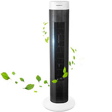 Carica l'immagine nel visualizzatore di Gallery, Aigostar Ventilatore a torre a 3 velocità con timer silenzioso impostato...