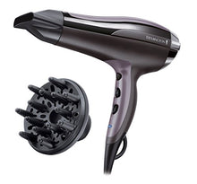 Carica l'immagine nel visualizzatore di Gallery, Remington D5220 Pro Air Turbo Asciugacapelli Generatore di Ioni, 2400 W, Nero