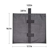 Carica l'immagine nel visualizzatore di Gallery, RIOGOO 4 pezzi sacchi di sabbia peso industriale resistente a Black-001 - Ilgrandebazar