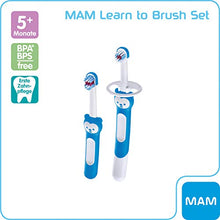 Carica l'immagine nel visualizzatore di Gallery, MAM 70513711 - Set di spazzolini per bambini, Blu, età 5+ mesi