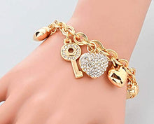 Carica l'immagine nel visualizzatore di Gallery, FIA MONETTI Bracciale - oro - braccialetto di fascino - in confezione... - Ilgrandebazar