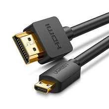 Carica l'immagine nel visualizzatore di Gallery, UGREEN Cavo Micro HDMI a 3D 4K con Ethernet e Canali di Ritorno Audio 1M