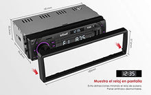 Carica l'immagine nel visualizzatore di Gallery, Autoradio Bluetooth RDS Stereo ieGeek, Luce dei Tasti a 7 Colori, 60WX4...