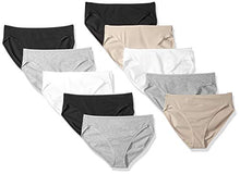Carica l'immagine nel visualizzatore di Gallery, Standard Cotton Stretch Hi-cut Brief Panty, 6-pack,...