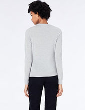 Carica l'immagine nel visualizzatore di Gallery, Marchio Amazon - MERAKI Pullover Lana Merino 42, Grigio (Light Grey Marl) - Ilgrandebazar