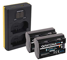 Carica l'immagine nel visualizzatore di Gallery, PATONA Caricatore doppio LCD USB con 2x NP-W235 batteria compatibile con...