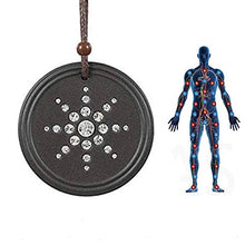 Carica l'immagine nel visualizzatore di Gallery, Scalar Energy Balance Necklace EMF Protection Anti Radiation Shield Volcanic...