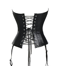Carica l'immagine nel visualizzatore di Gallery, MISS MOLY Donna Sexy Corsetto Bustino Pelle Corset Hot Lingerie Aperto 6XL - Ilgrandebazar