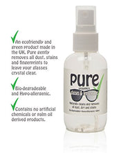 Carica l'immagine nel visualizzatore di Gallery, The Pure-Kit per pulizia di lenti e occhiali, 60 ml, contiene solo-Eco... - Ilgrandebazar