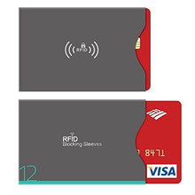 Carica l'immagine nel visualizzatore di Gallery, Protezione RFID, Aerb 16-Pack RFID blocco carta di Credito/Debito e Grigio