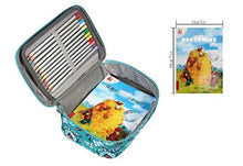 Carica l'immagine nel visualizzatore di Gallery, EDATOFLY 72 Slot Matite Astuccio Multifunzione Grande Borsa Verde
