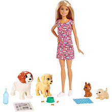 Carica l'immagine nel visualizzatore di Gallery, Barbie Doggy Daycare Playset Dogsitter con Bambola, Cuccioli, 4 Cagnolini... - Ilgrandebazar