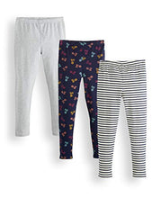 Carica l'immagine nel visualizzatore di Gallery, Marchio Amazon - RED WAGON Leggings Bambina, Pacco da 3 - Ilgrandebazar