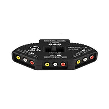 Carica l'immagine nel visualizzatore di Gallery, Commutatore audio video, AV Connettori, RCA Selettore con 3-porte-Input...