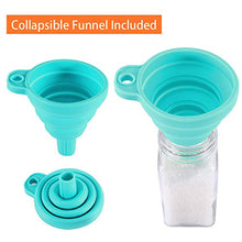 Carica l'immagine nel visualizzatore di Gallery, Gifort Barattoli Portaspezie Vetro, 12PCS Vasetti Vetro Spezie 120ml con...