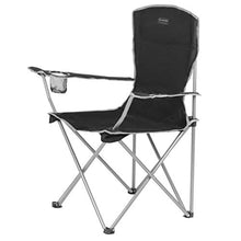Carica l'immagine nel visualizzatore di Gallery, HIGHLANDER Sedia da Campeggio Pieghevole Outdoor Resistente e Nero