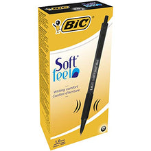 Carica l'immagine nel visualizzatore di Gallery, Bic Soft FeelClic Grip Penna a Sfera, a Scatto, Punta Media da 1,0mm, Nero