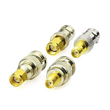 Carica l'immagine nel visualizzatore di Gallery, Eightwood Adattatore SMA Kit Antenna da a BNC 4 tipo BNCP-SMAP