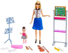 Carica l'immagine nel visualizzatore di Gallery, Barbie- Carriere Insegnante di Musica Playset con 2 Bambole, Lavagna, 4... - Ilgrandebazar