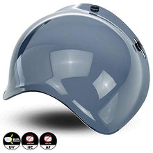 Carica l'immagine nel visualizzatore di Gallery, VRacing Visiera Casco 3 Bottoni Universale jet e integrale Fume'