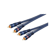 Carica l'immagine nel visualizzatore di Gallery, Goobay 50175 Cavo di Collegamento Stereo HiFi per Auto RCA, a Doppia...
