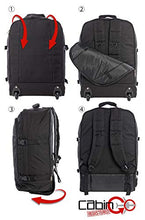 Carica l'immagine nel visualizzatore di Gallery, CABIN GO MAX 5520 Trolley Zaino bagaglio a mano/cabina da MX5520, Nero