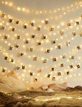 Carica l'immagine nel visualizzatore di Gallery, Luci Per Foto,Cshare 2M 20LED 20 Crystal Photo Clips Lucine Led Decorative 2m
