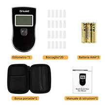 Carica l'immagine nel visualizzatore di Gallery, Drivaid Etilometro Portatile Digitale, Alcool Test Professionale con Schermo... - Ilgrandebazar